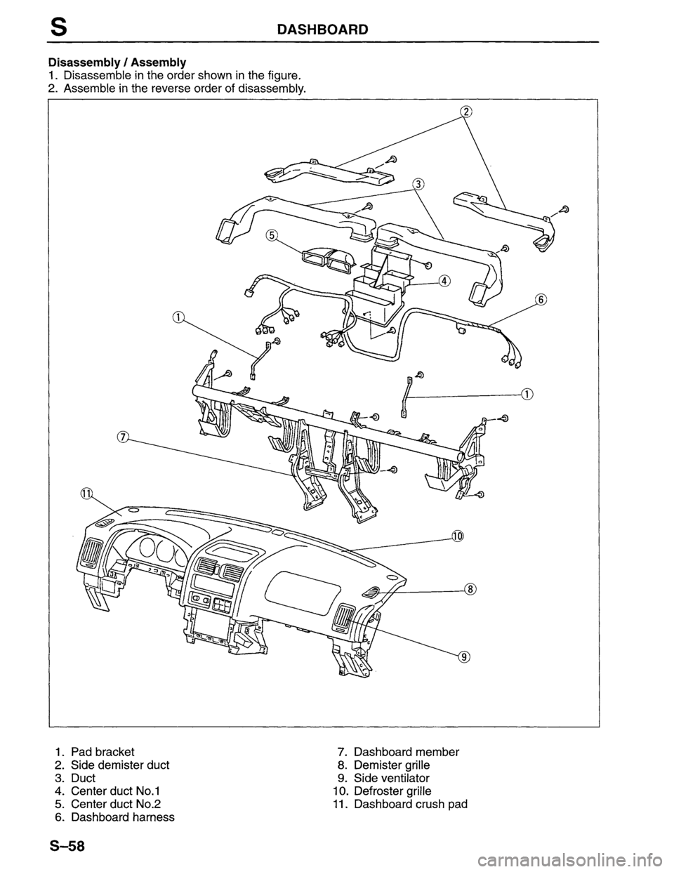 MAZDA MPV 1996 Workshop Manual MAZDA MPV 1996 Workshop Manual
