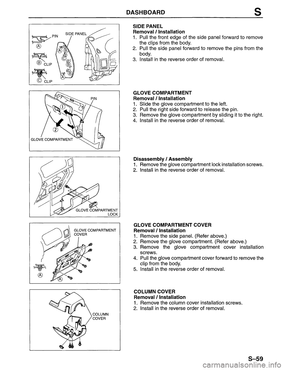 MAZDA MPV 1996 Workshop Manual MAZDA MPV 1996 Workshop Manual