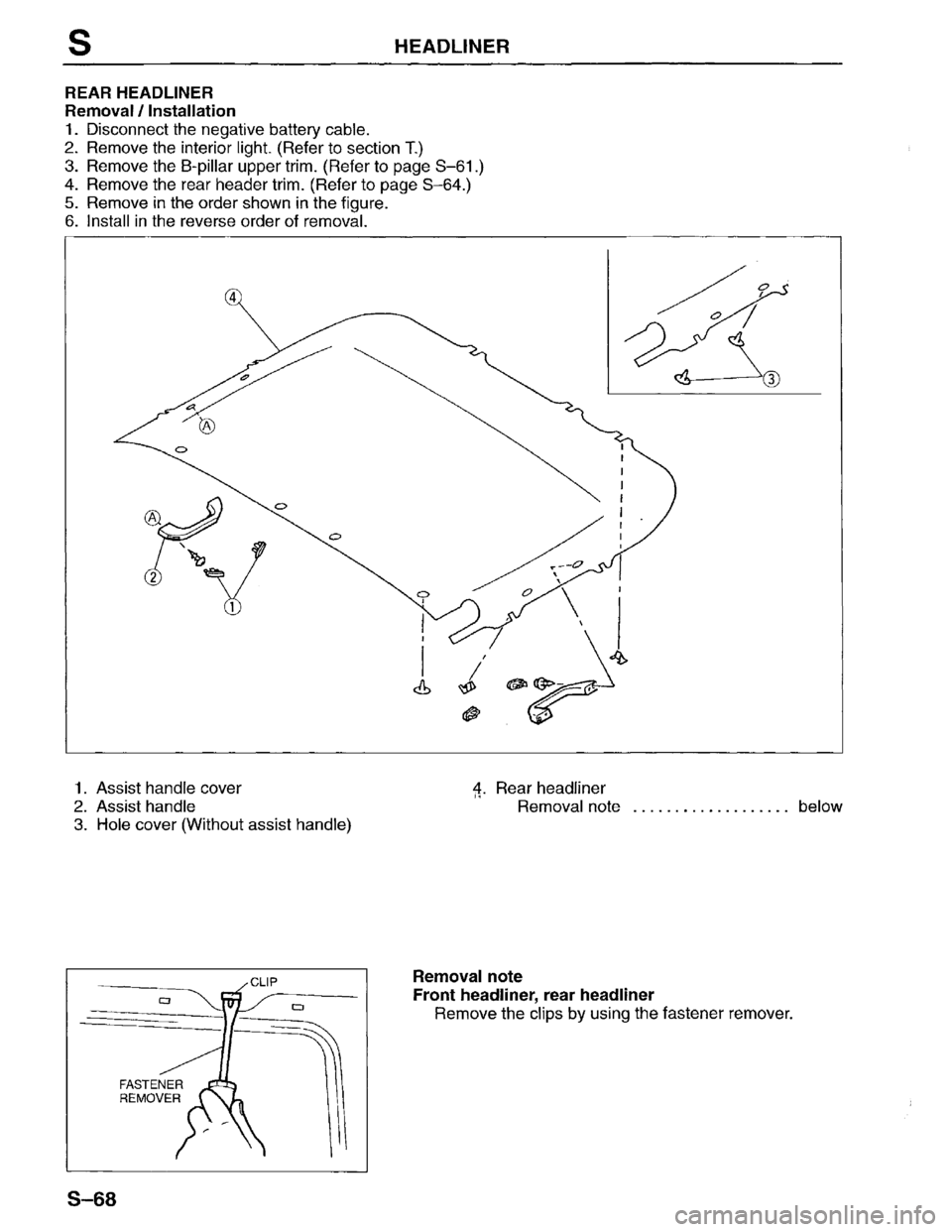 MAZDA MPV 1996 Workshop Manual MAZDA MPV 1996 Workshop Manual