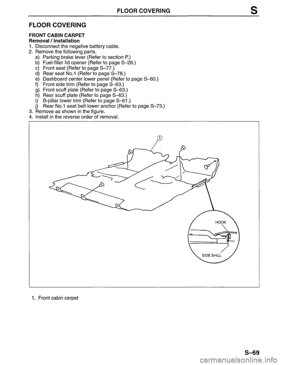 MAZDA MPV 1996 Workshop Manual MAZDA MPV 1996 Workshop Manual