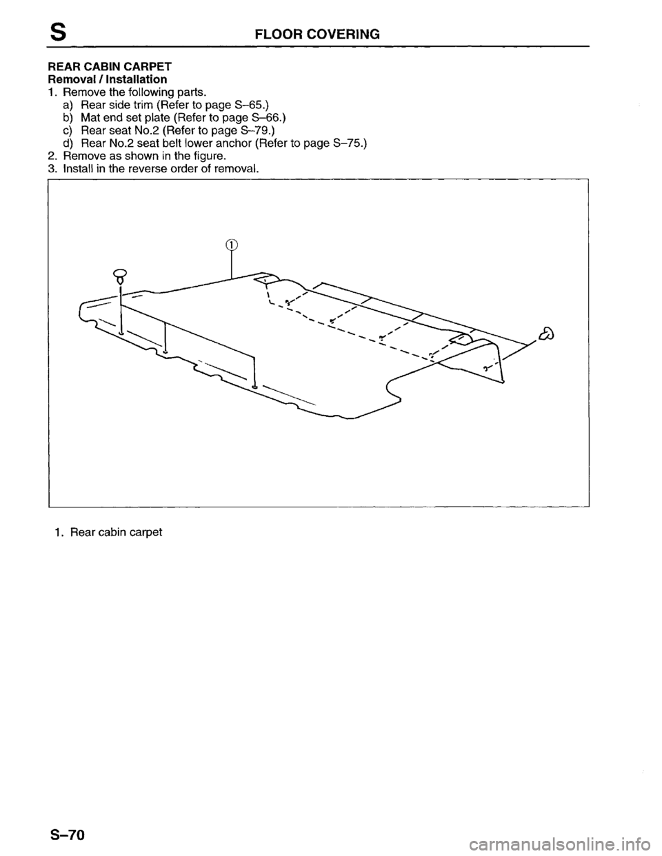 MAZDA MPV 1996 Workshop Manual MAZDA MPV 1996 Workshop Manual