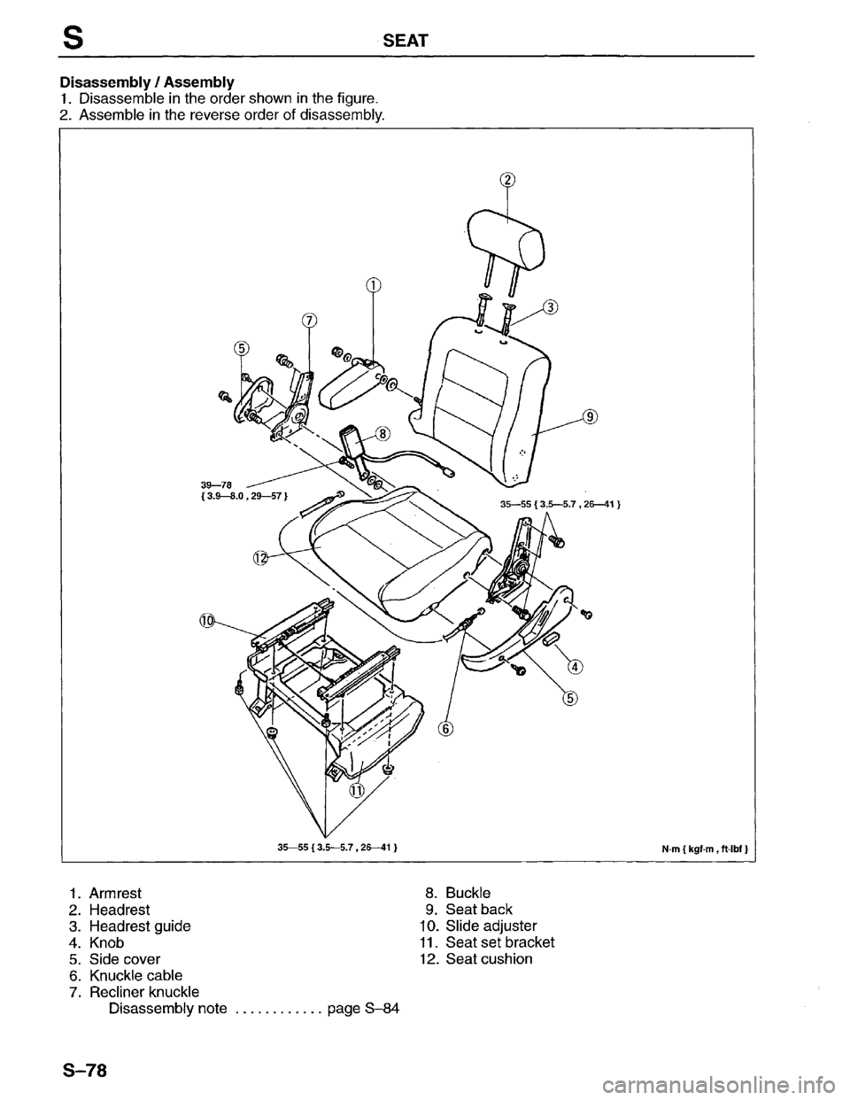 MAZDA MPV 1996 Workshop Manual MAZDA MPV 1996 Workshop Manual