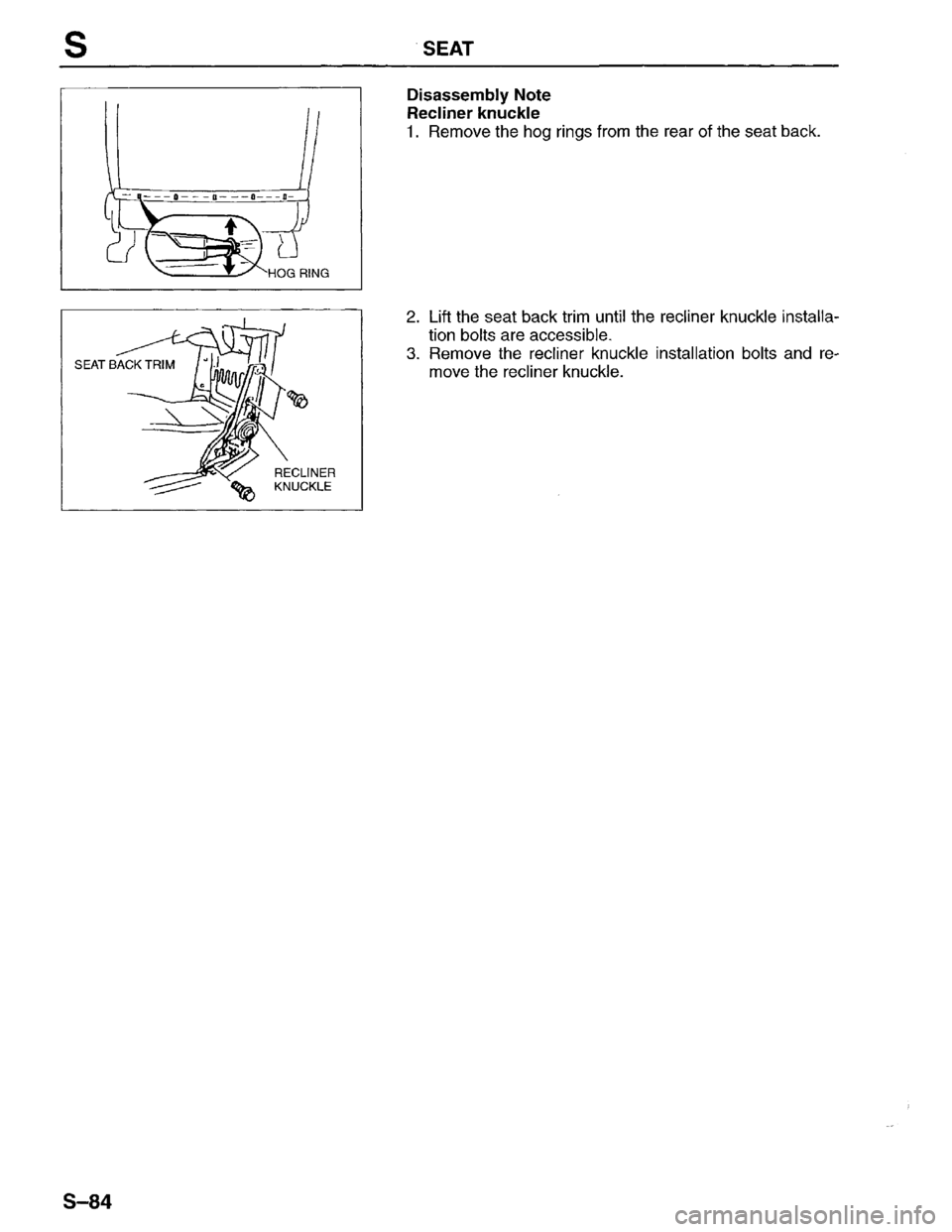 MAZDA MPV 1996 Workshop Manual MAZDA MPV 1996 Workshop Manual