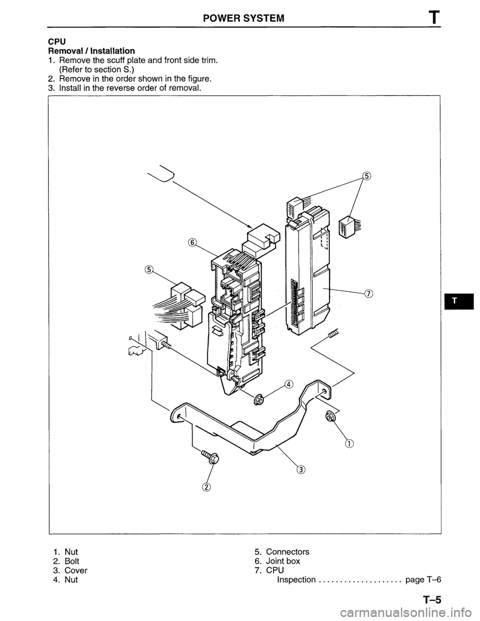 MAZDA MPV 1996 Workshop Manual MAZDA MPV 1996 Workshop Manual