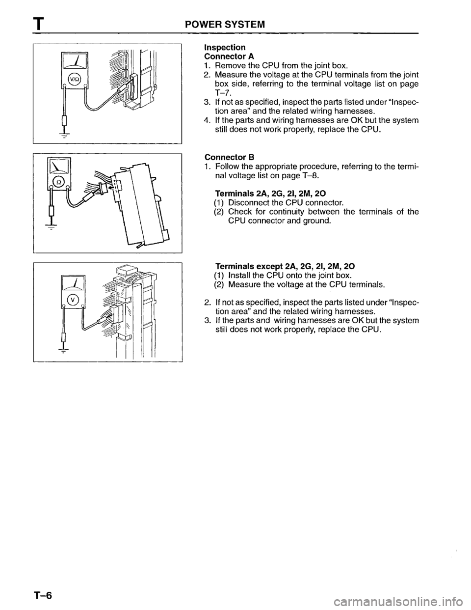 MAZDA MPV 1996 Workshop Manual MAZDA MPV 1996 Workshop Manual