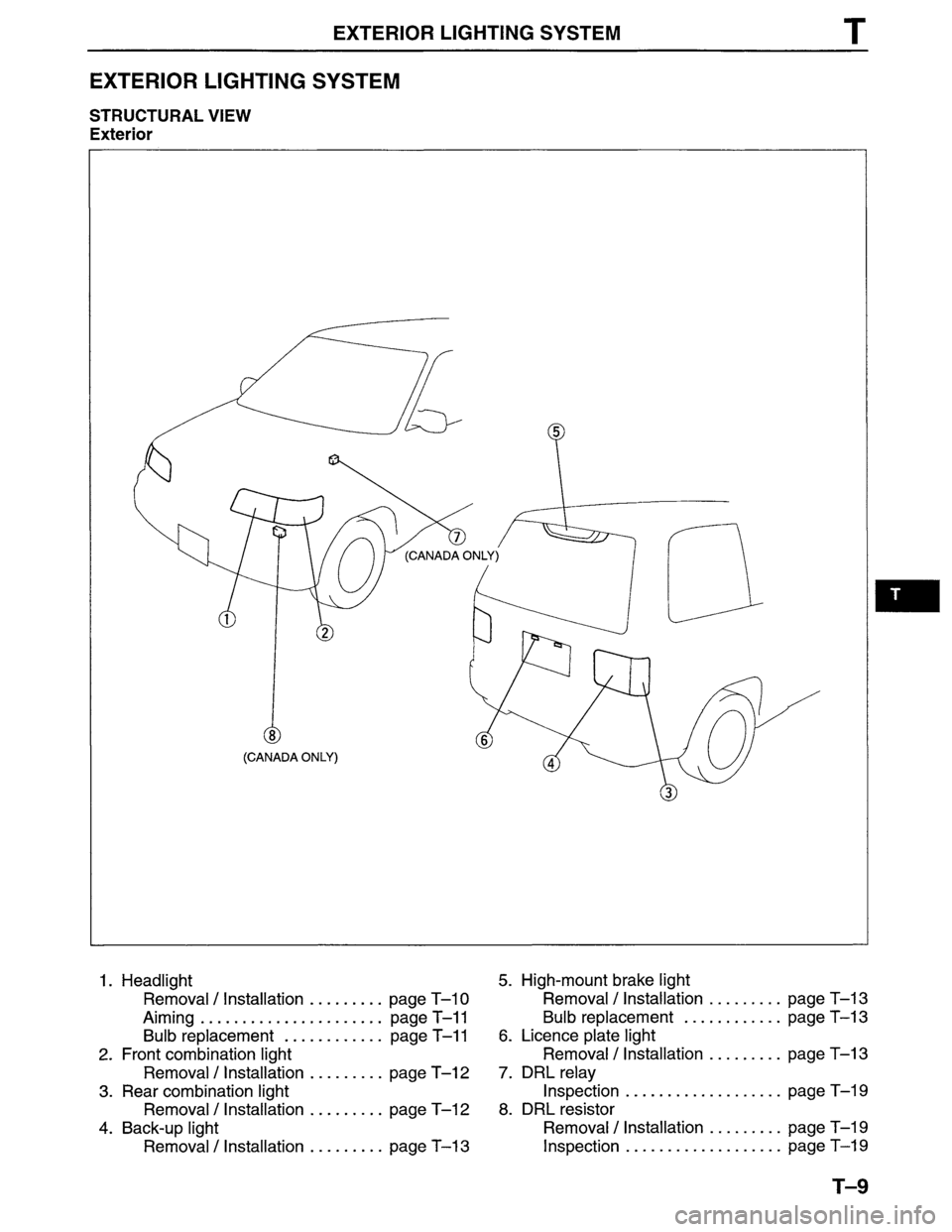 MAZDA MPV 1996 Workshop Manual MAZDA MPV 1996 Workshop Manual