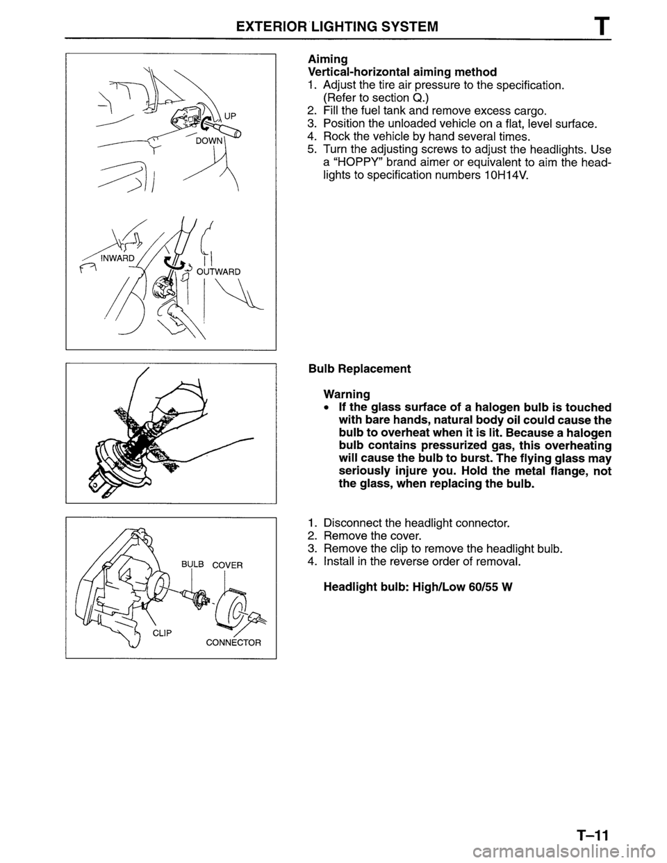 MAZDA MPV 1996 Workshop Manual MAZDA MPV 1996 Workshop Manual