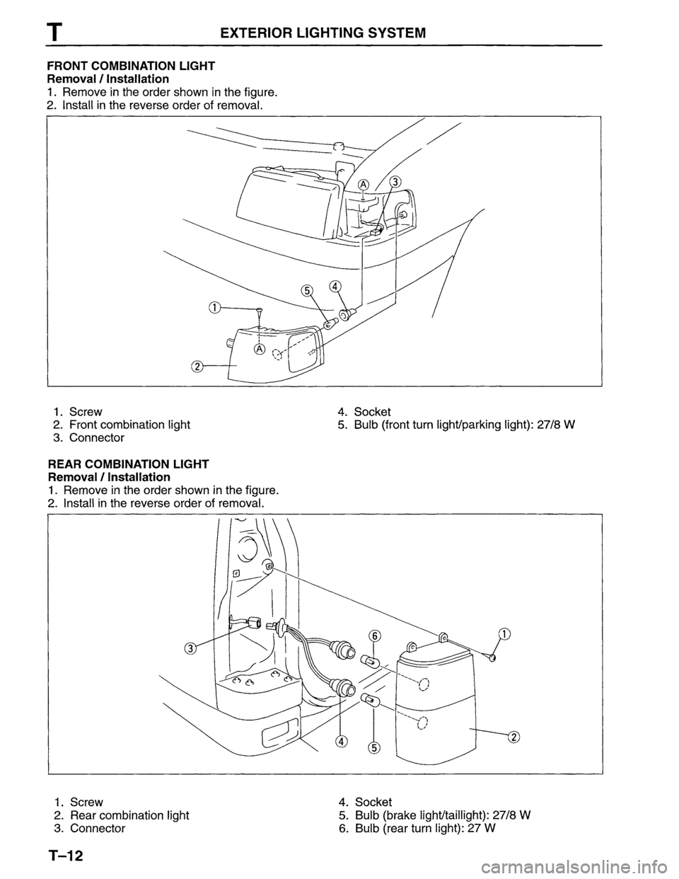 MAZDA MPV 1996 Workshop Manual MAZDA MPV 1996 Workshop Manual