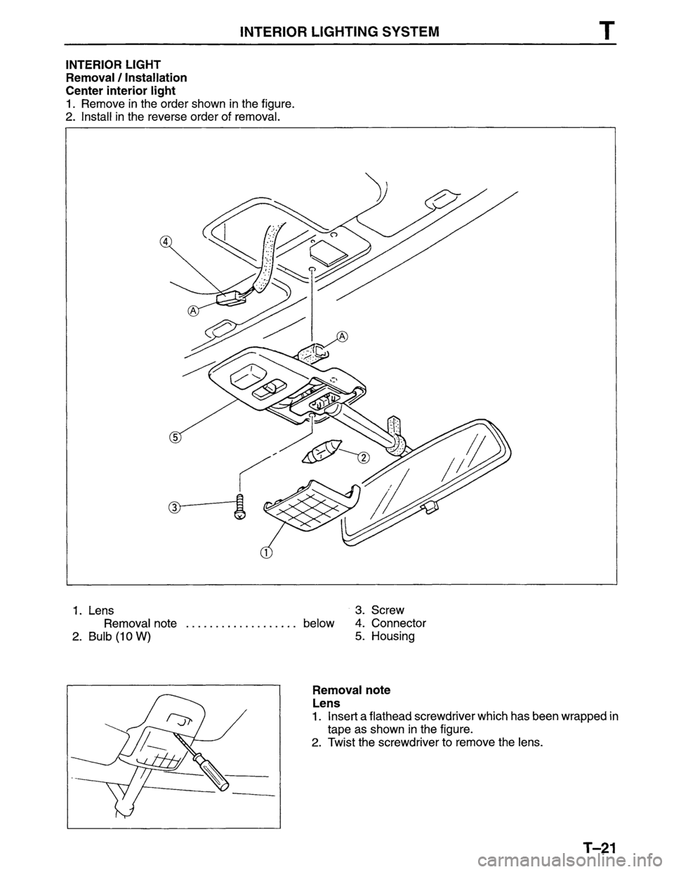 MAZDA MPV 1996 Workshop Manual MAZDA MPV 1996 Workshop Manual