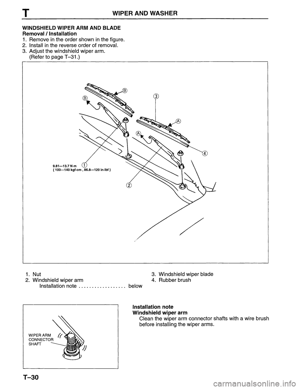 MAZDA MPV 1996 Workshop Manual MAZDA MPV 1996 Workshop Manual