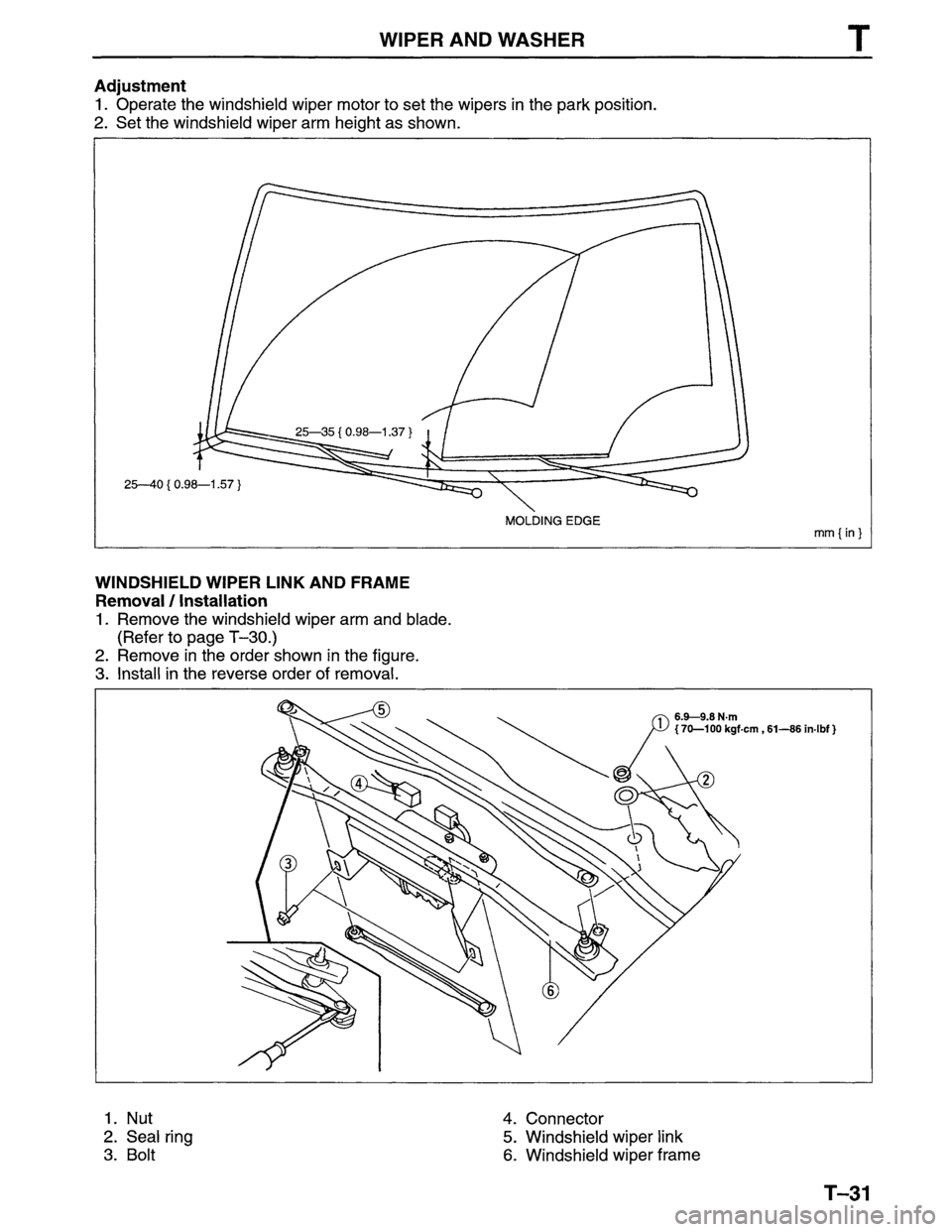 MAZDA MPV 1996 Workshop Manual MAZDA MPV 1996 Workshop Manual