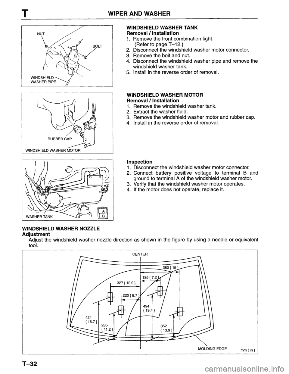 MAZDA MPV 1996 Workshop Manual MAZDA MPV 1996 Workshop Manual