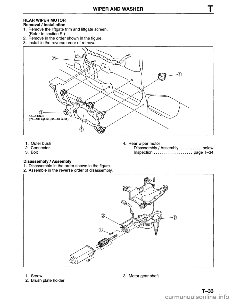 MAZDA MPV 1996 Workshop Manual MAZDA MPV 1996 Workshop Manual