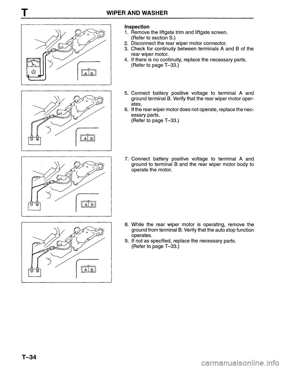 MAZDA MPV 1996 Workshop Manual MAZDA MPV 1996 Workshop Manual