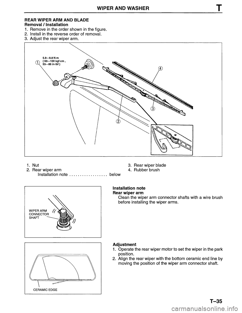 MAZDA MPV 1996 Workshop Manual MAZDA MPV 1996 Workshop Manual