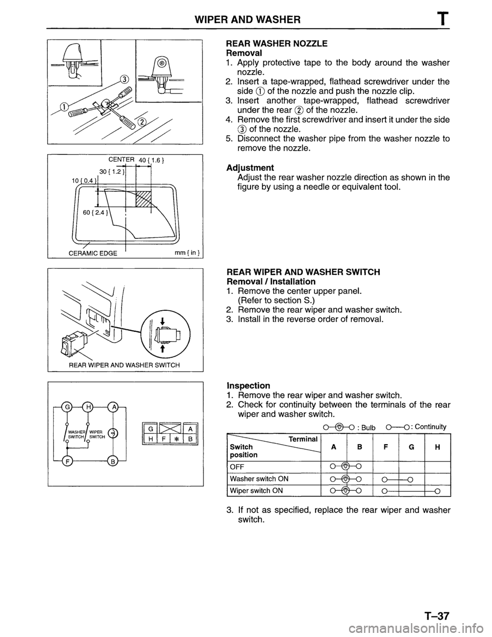 MAZDA MPV 1996 Workshop Manual MAZDA MPV 1996 Workshop Manual