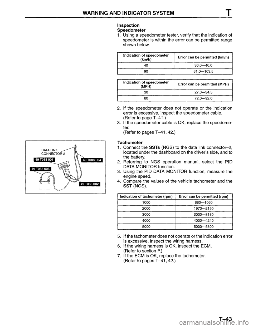 MAZDA MPV 1996 Workshop Manual MAZDA MPV 1996 Workshop Manual