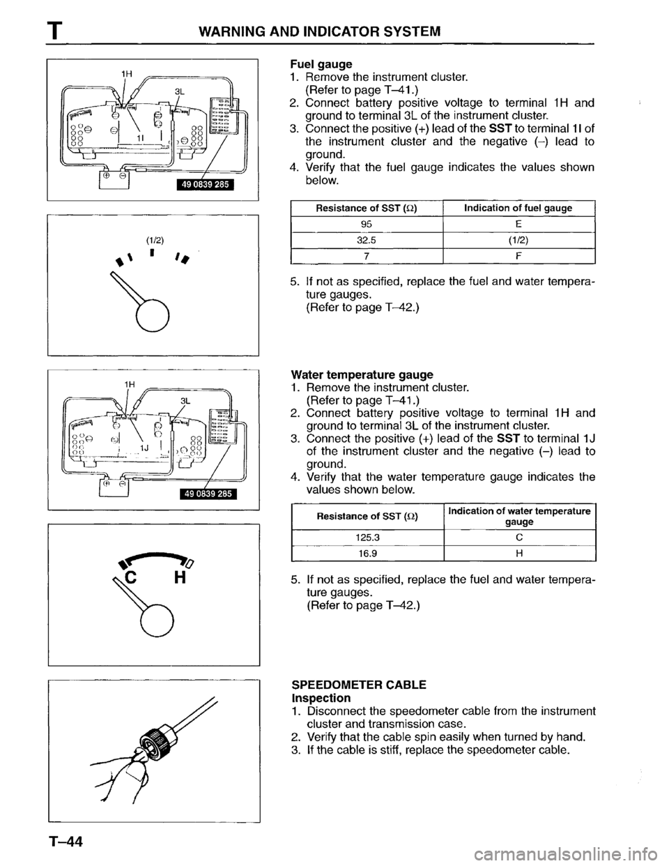 MAZDA MPV 1996 Workshop Manual MAZDA MPV 1996 Workshop Manual
