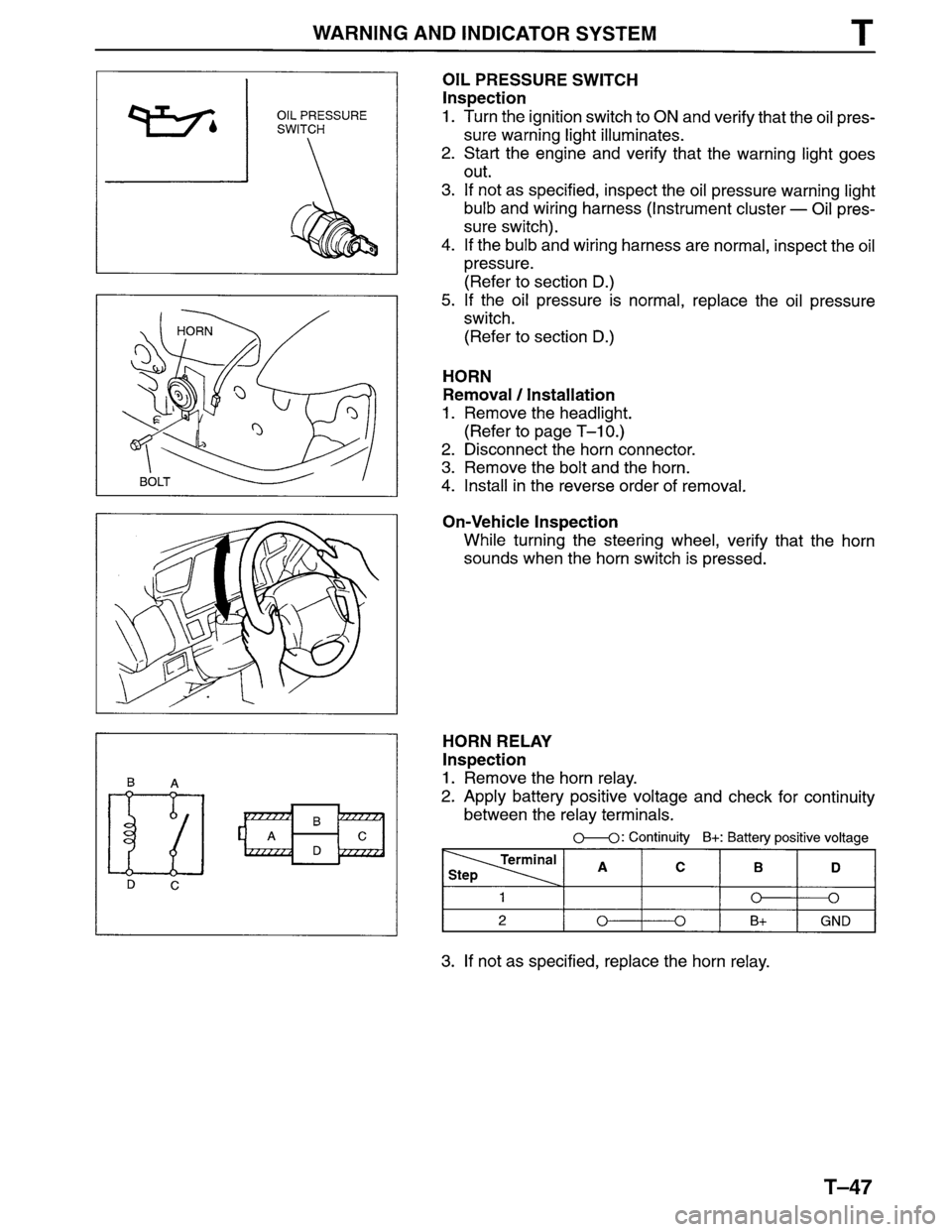 MAZDA MPV 1996 Workshop Manual MAZDA MPV 1996 Workshop Manual