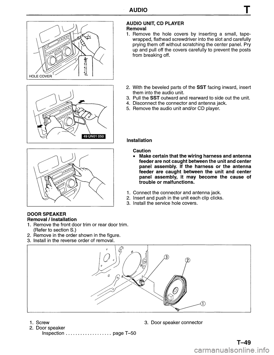 MAZDA MPV 1996 Workshop Manual MAZDA MPV 1996 Workshop Manual