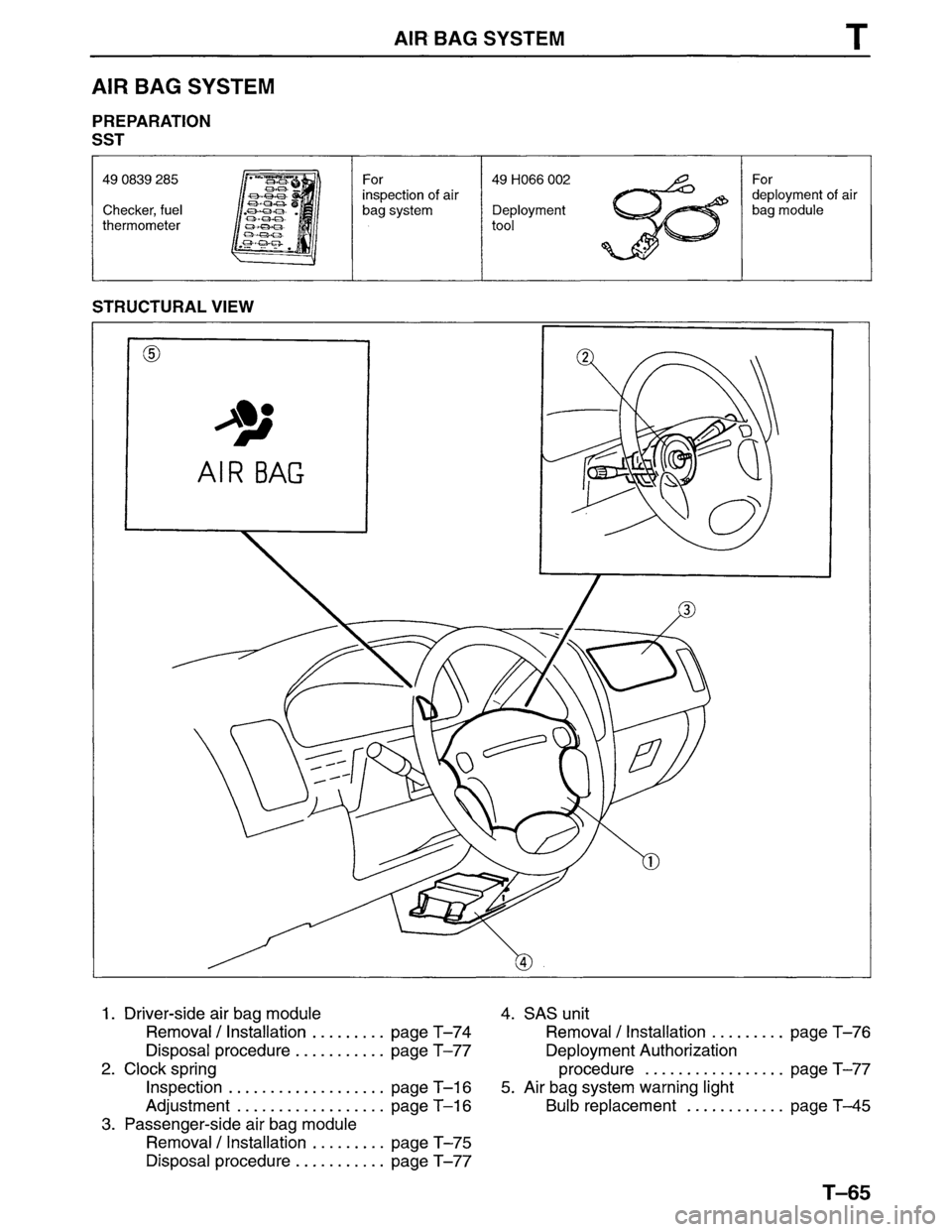 MAZDA MPV 1996 Workshop Manual MAZDA MPV 1996 Workshop Manual