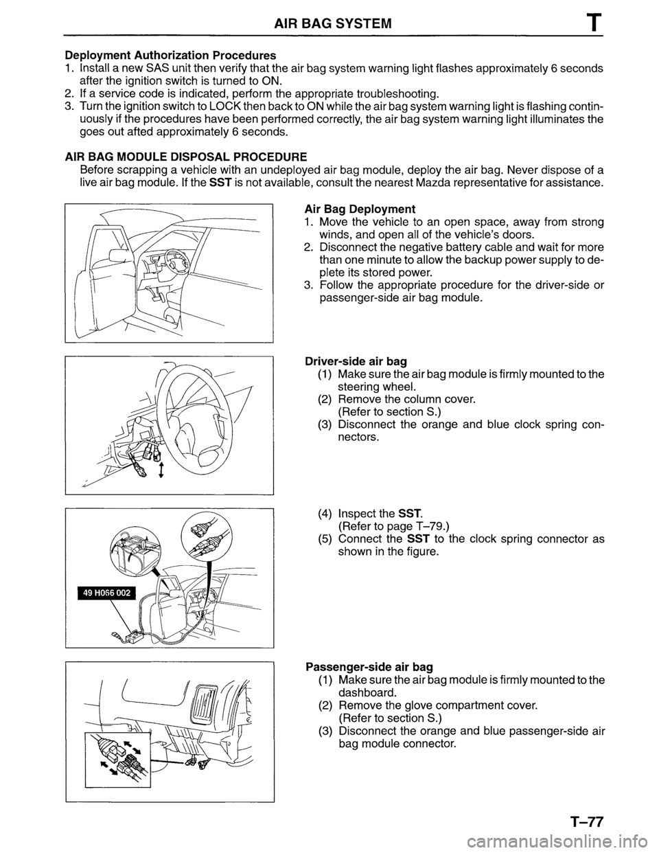 MAZDA MPV 1996 Workshop Manual MAZDA MPV 1996 Workshop Manual