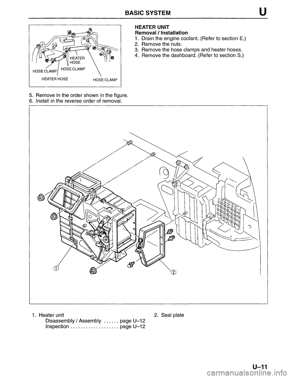MAZDA MPV 1996 Workshop Manual MAZDA MPV 1996 Workshop Manual