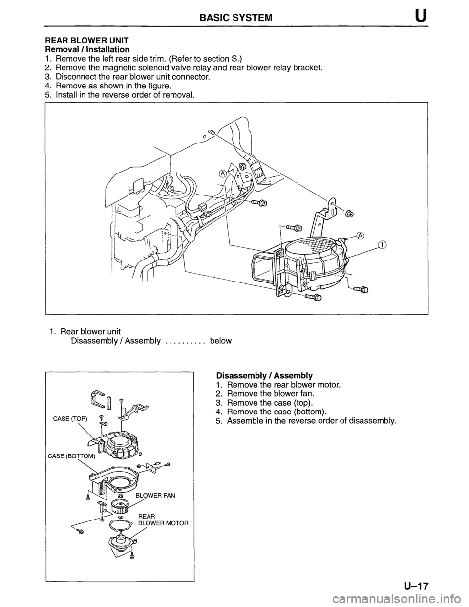 MAZDA MPV 1996 Workshop Manual MAZDA MPV 1996 Workshop Manual