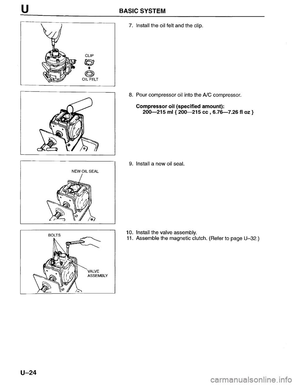 MAZDA MPV 1996 Workshop Manual MAZDA MPV 1996 Workshop Manual