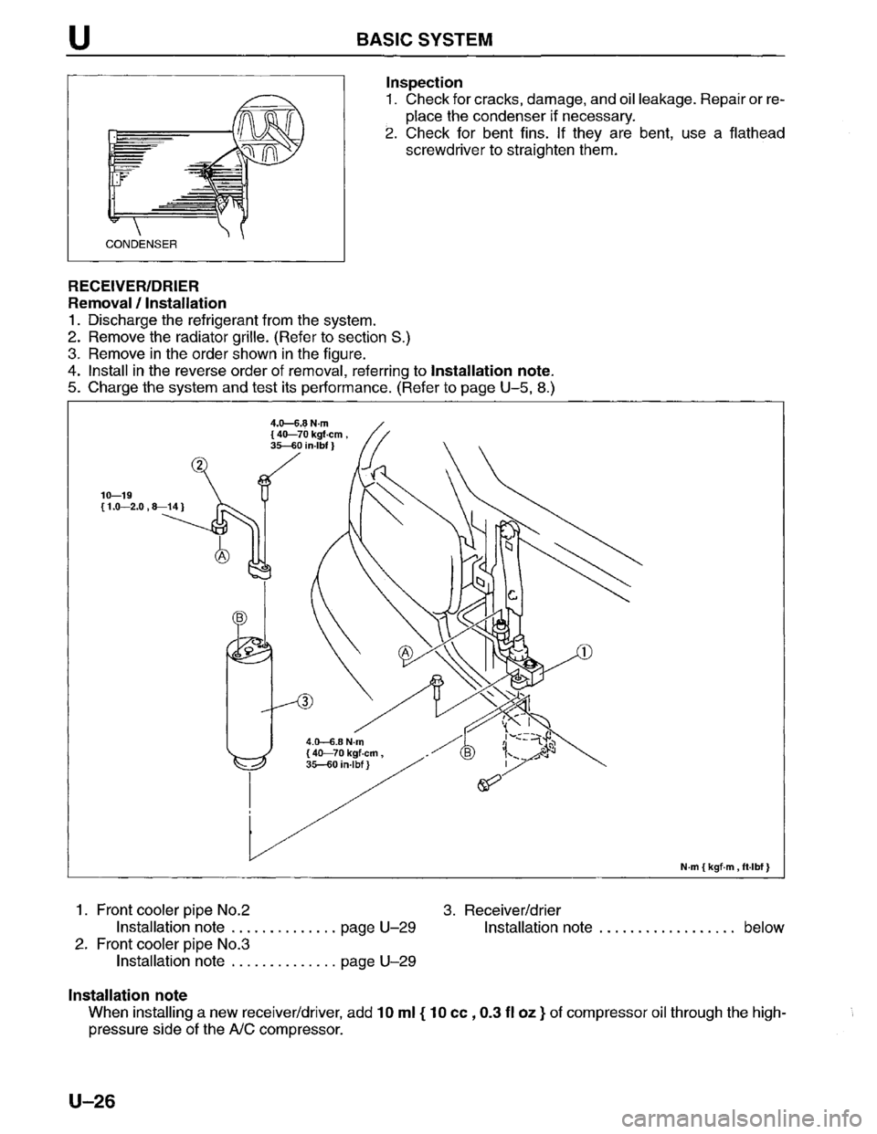 MAZDA MPV 1996 Workshop Manual MAZDA MPV 1996 Workshop Manual