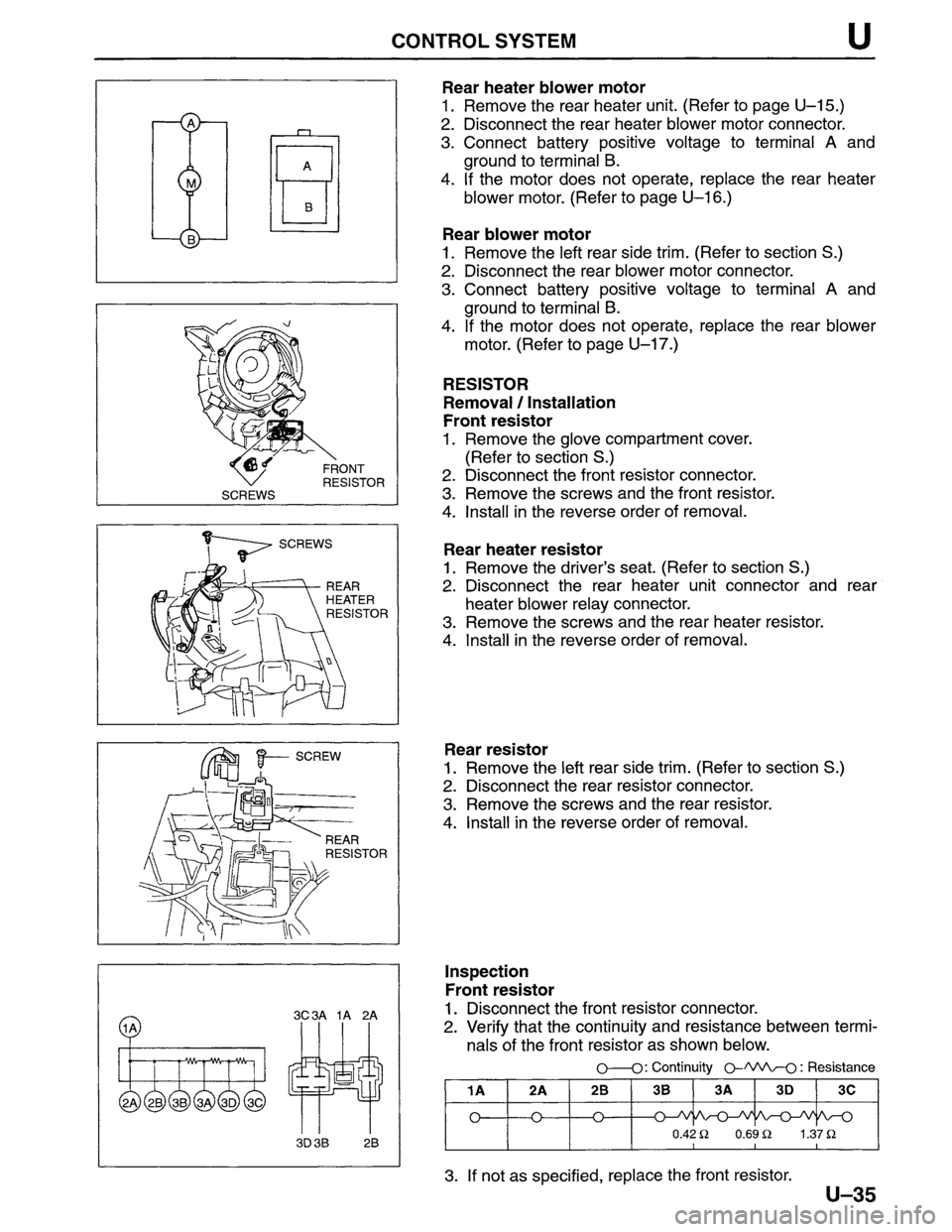 MAZDA MPV 1996 Workshop Manual MAZDA MPV 1996 Workshop Manual