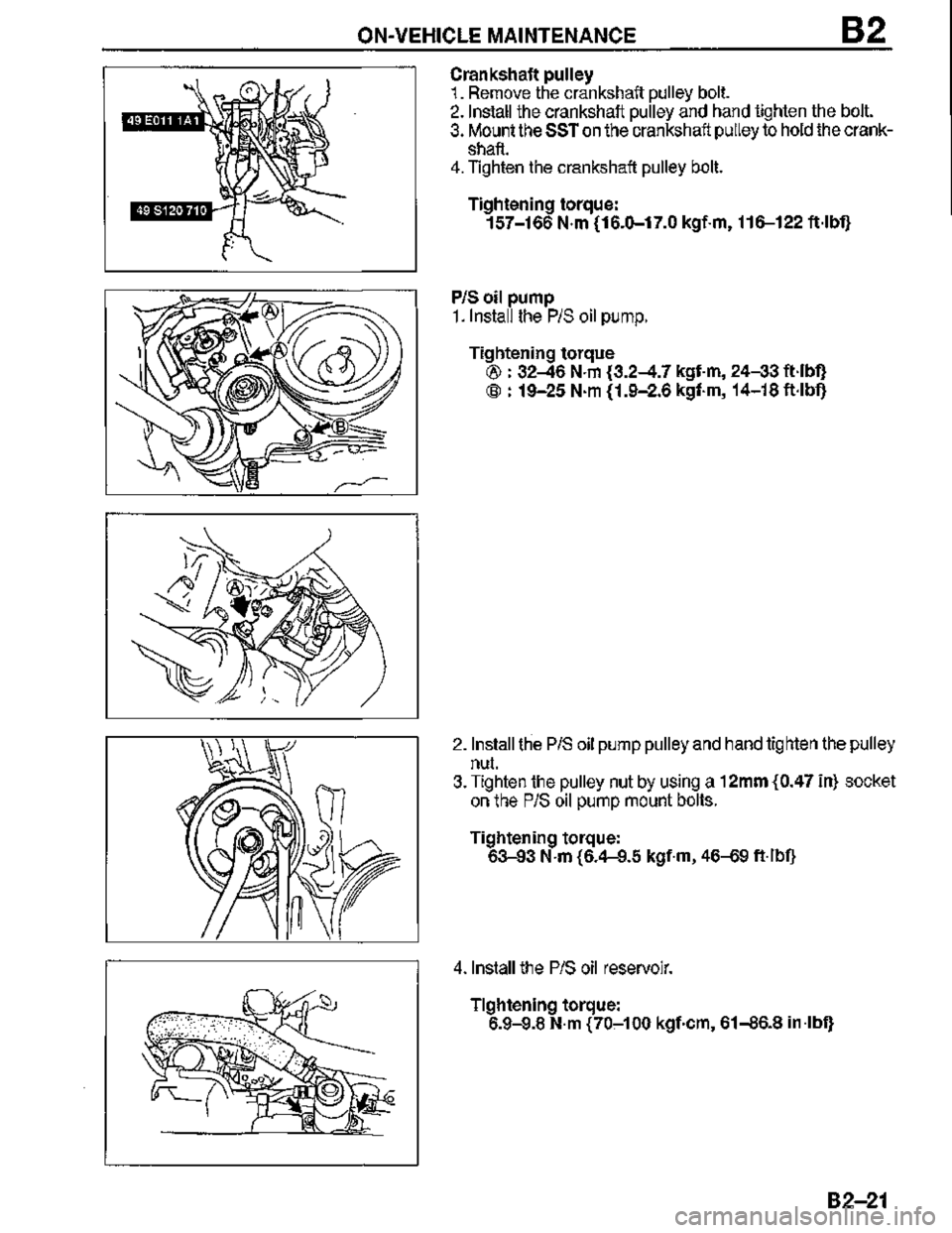 MAZDA MX-3 1995 Owners Guide 