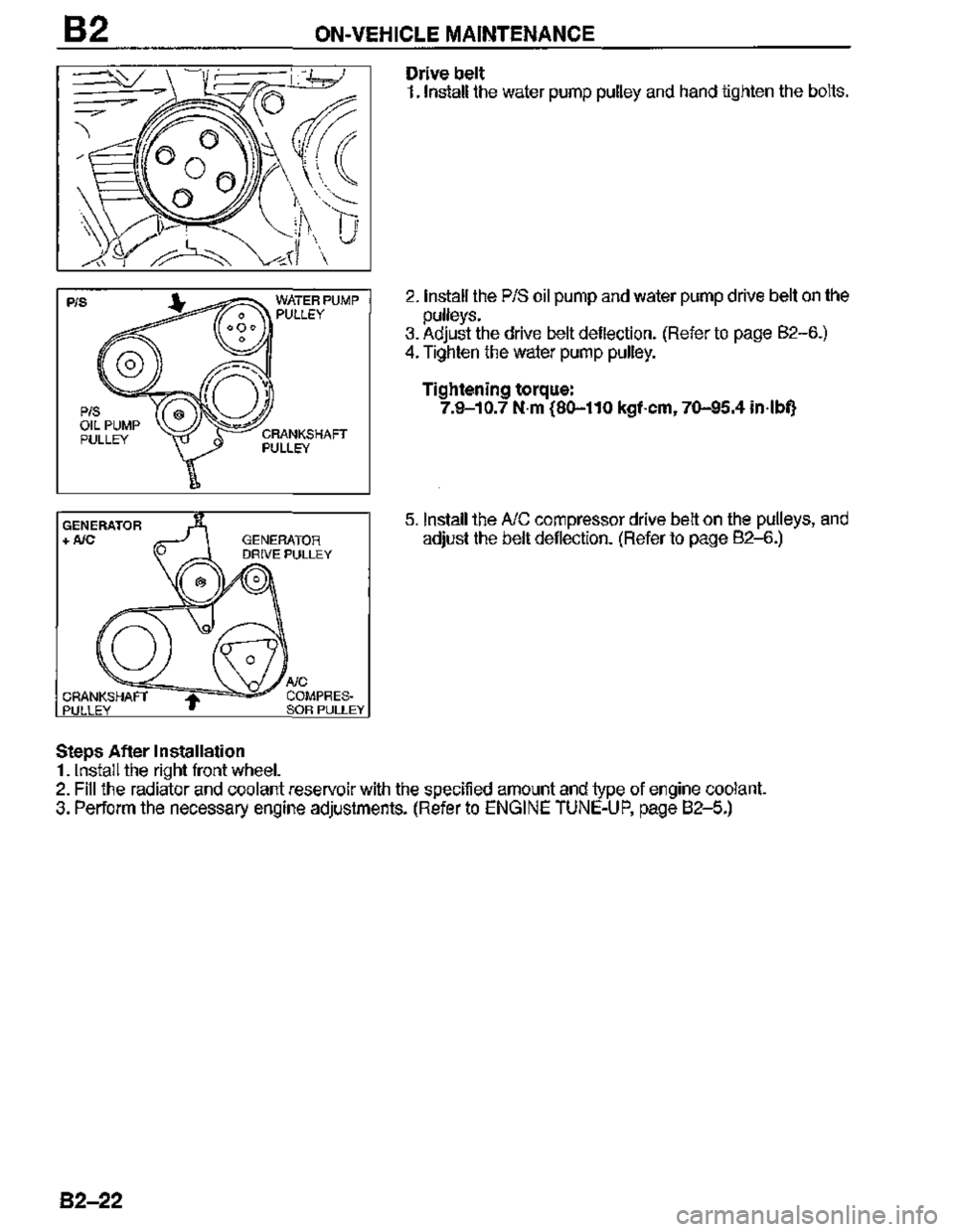 MAZDA MX-3 1995 Owners Guide 