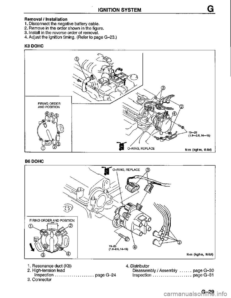 MAZDA MX-3 1995 Workshop Manual MAZDA MX-3 1995 Workshop Manual