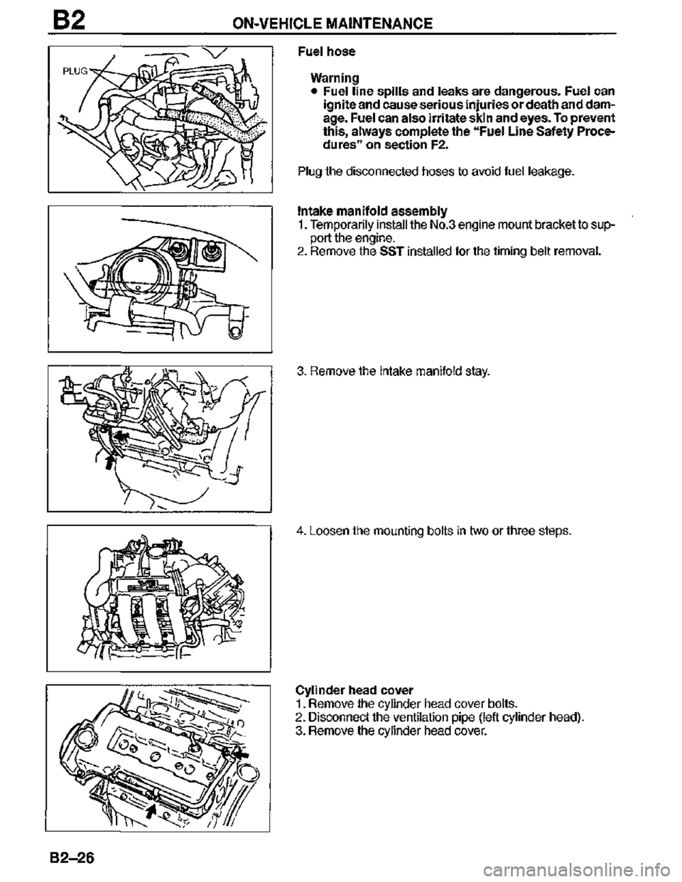 MAZDA MX-3 1995 Owners Guide 