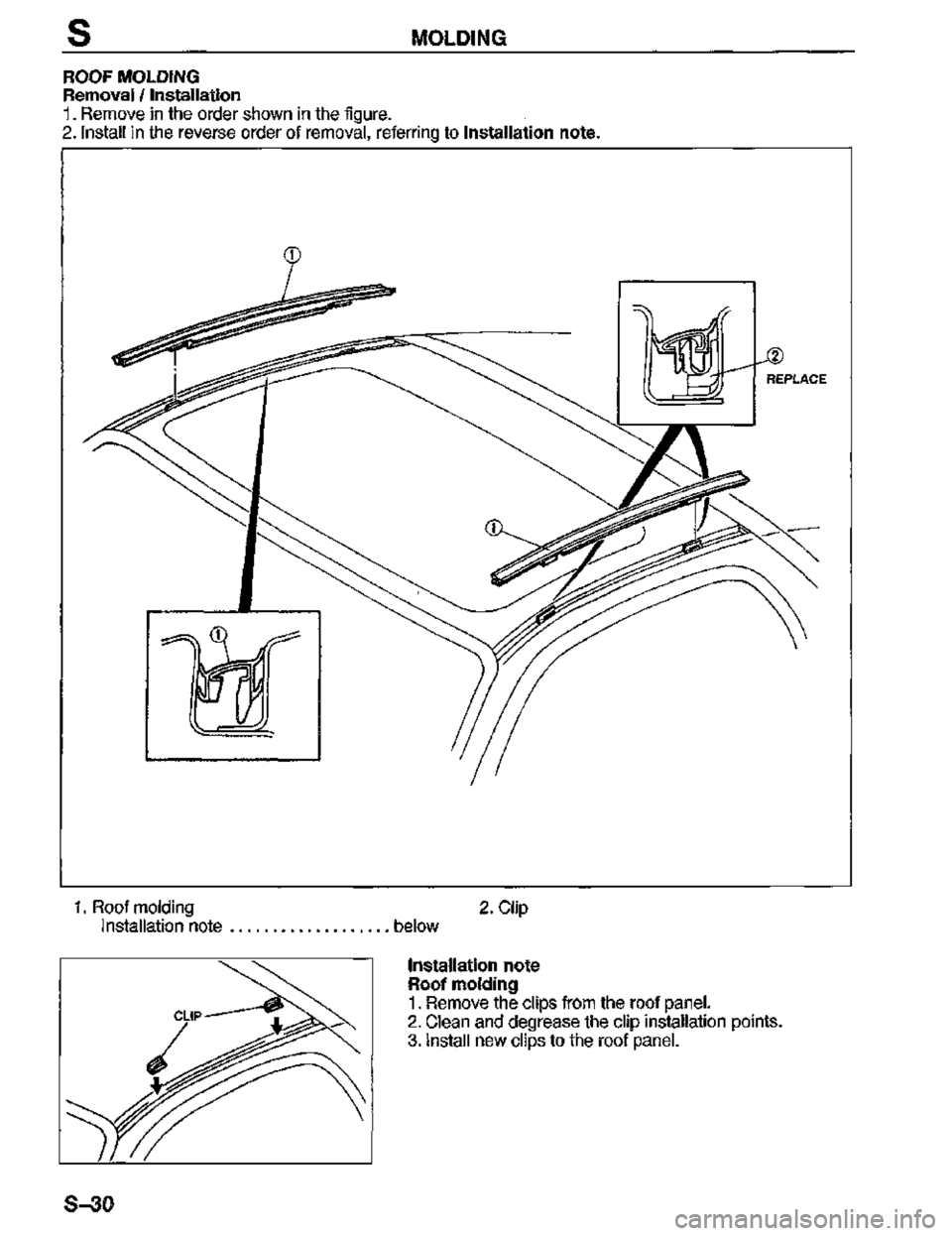 MAZDA MX-3 1995  Workshop Manual 