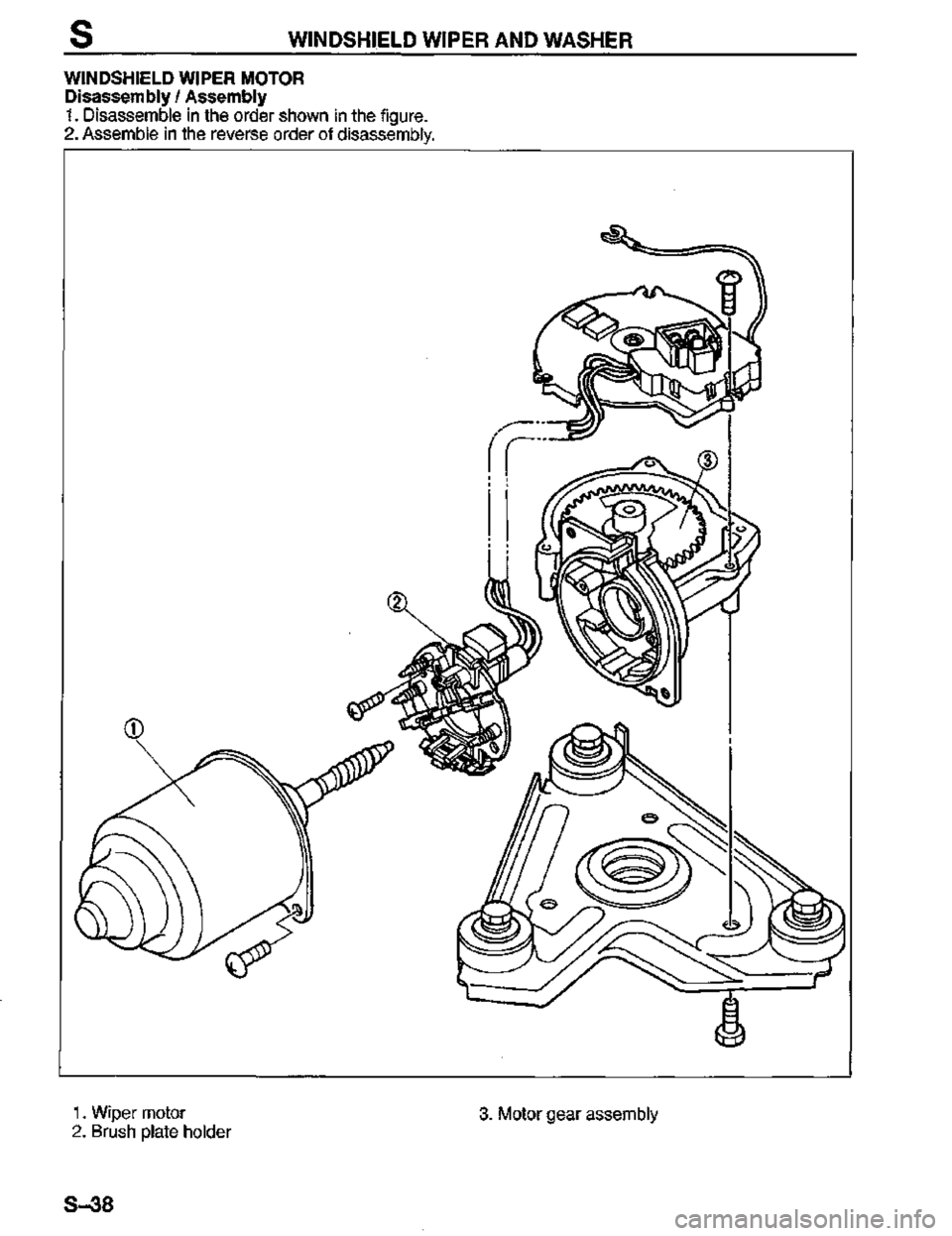 MAZDA MX-3 1995  Workshop Manual 