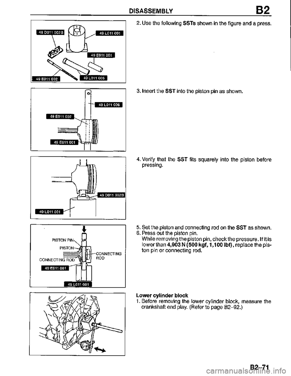 MAZDA MX-3 1995 Manual Online MAZDA MX-3 1995 Manual Online