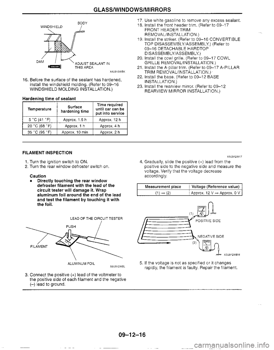 MAZDA MX-5 1999 Workshop Manual MAZDA MX-5 1999 Workshop Manual
