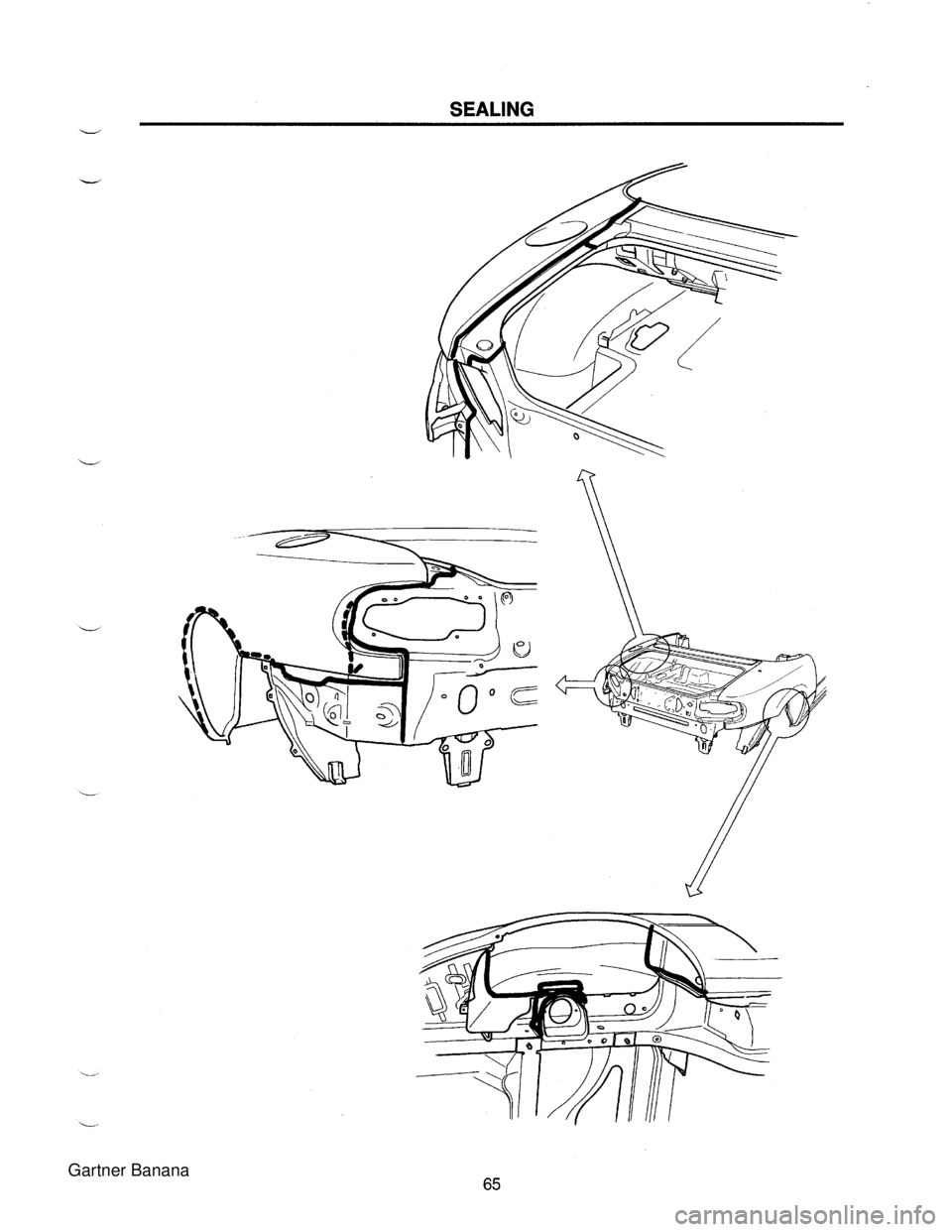 MAZDA MX-5 1994  Workshop Manual SEALING   Gartner Banana  
