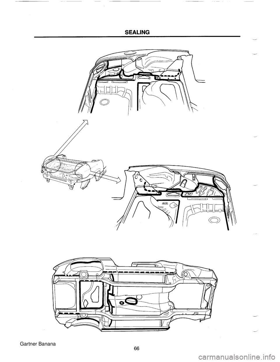 MAZDA MX-5 1994  Workshop Manual SEALING d   Gartner Banana  