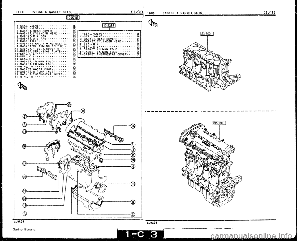 MAZDA MX-5 1994  Workshop Manual  Gartner Banana  