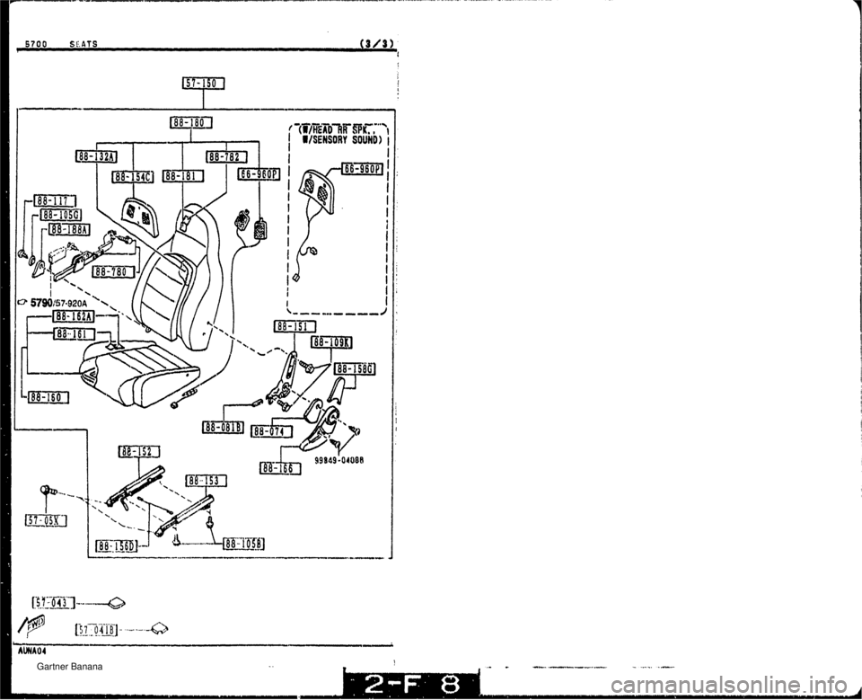 MAZDA MX-5 1994  Workshop Manual   Gartner Banana  