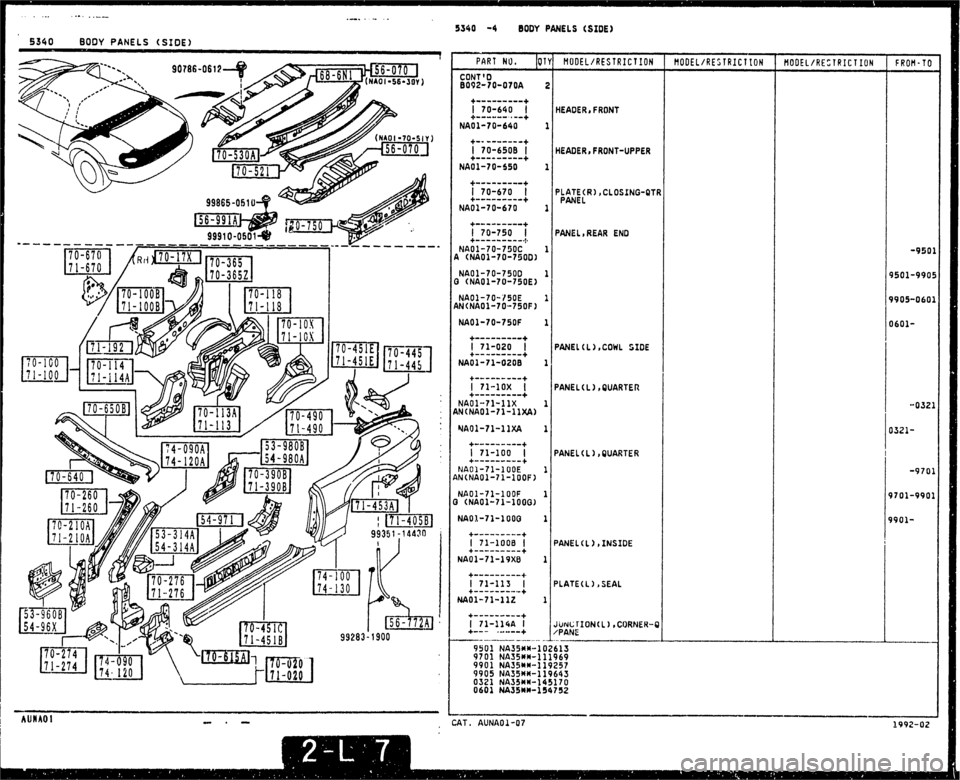 MAZDA MX-5 1990 Workshop Manual MAZDA MX-5 1990 Workshop Manual
