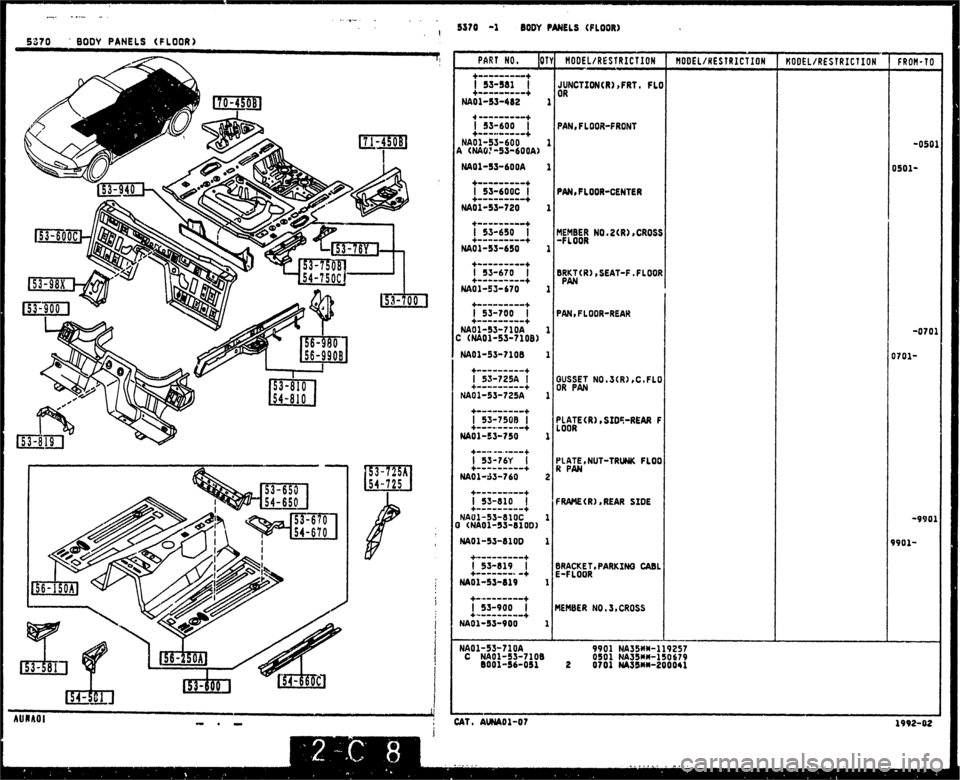 MAZDA MX-5 1990 Workshop Manual MAZDA MX-5 1990 Workshop Manual