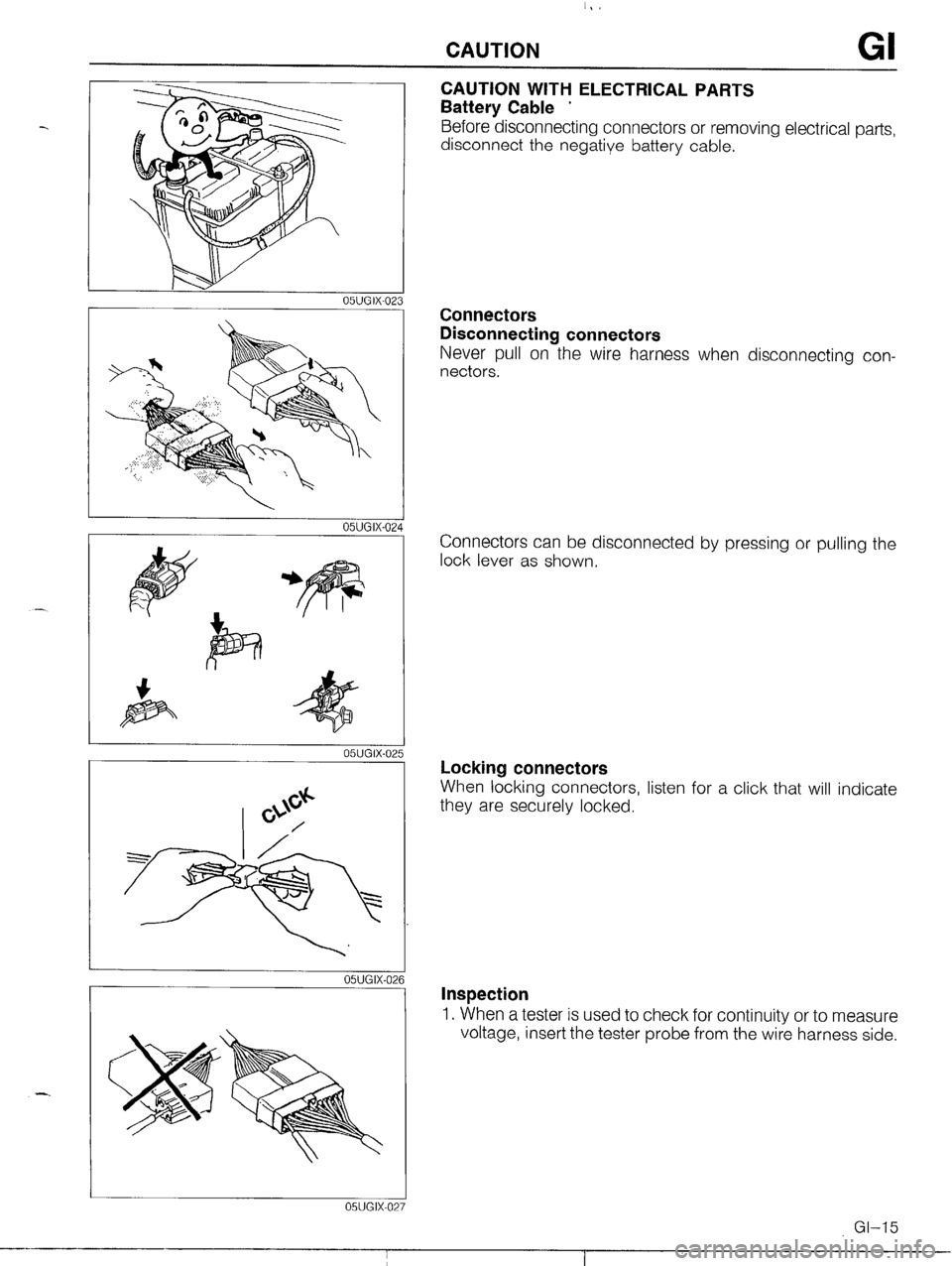 MAZDA MX-5 1990 User Guide 
