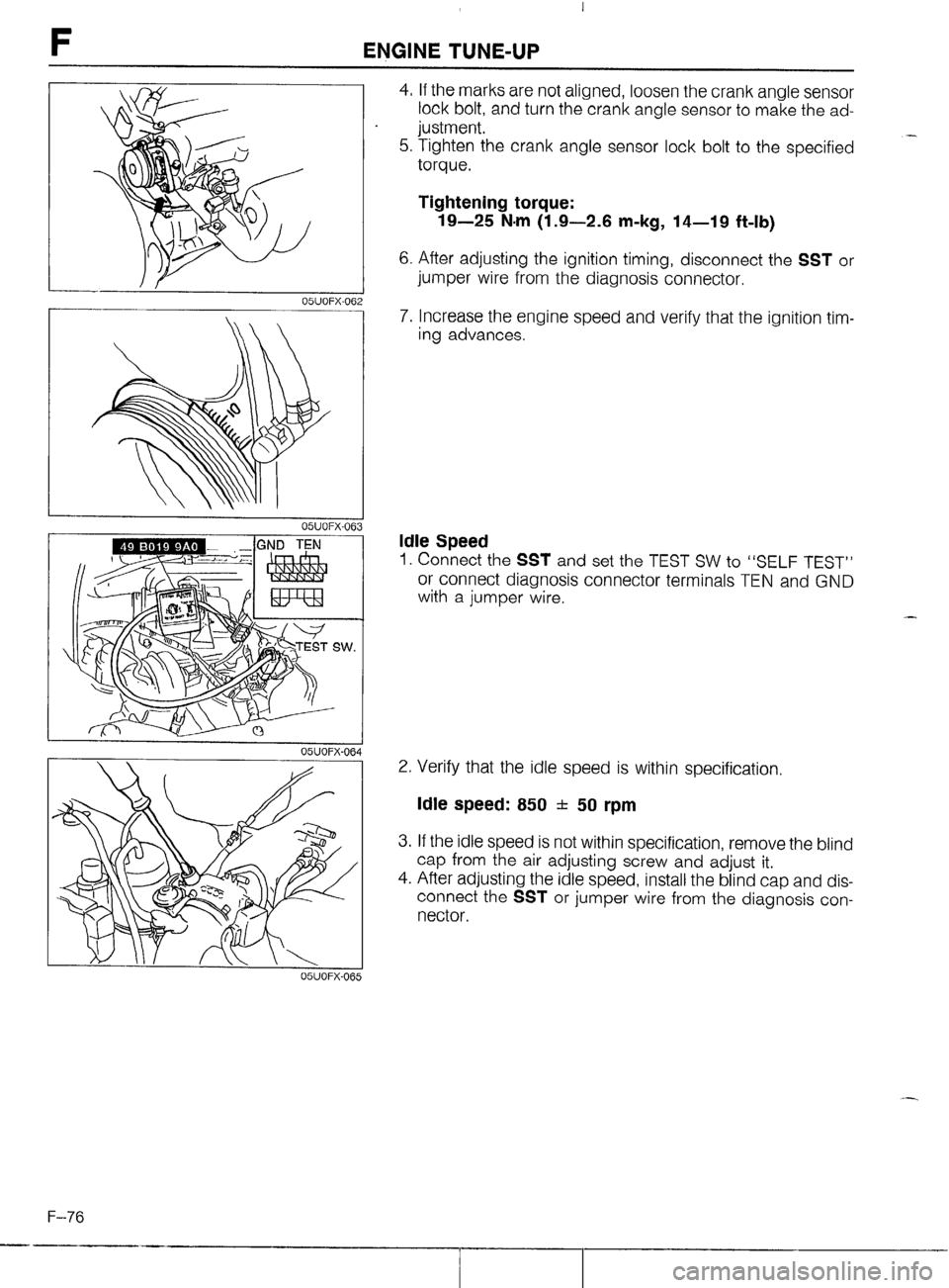 MAZDA MX-5 1990 Workshop Manual MAZDA MX-5 1990 Workshop Manual