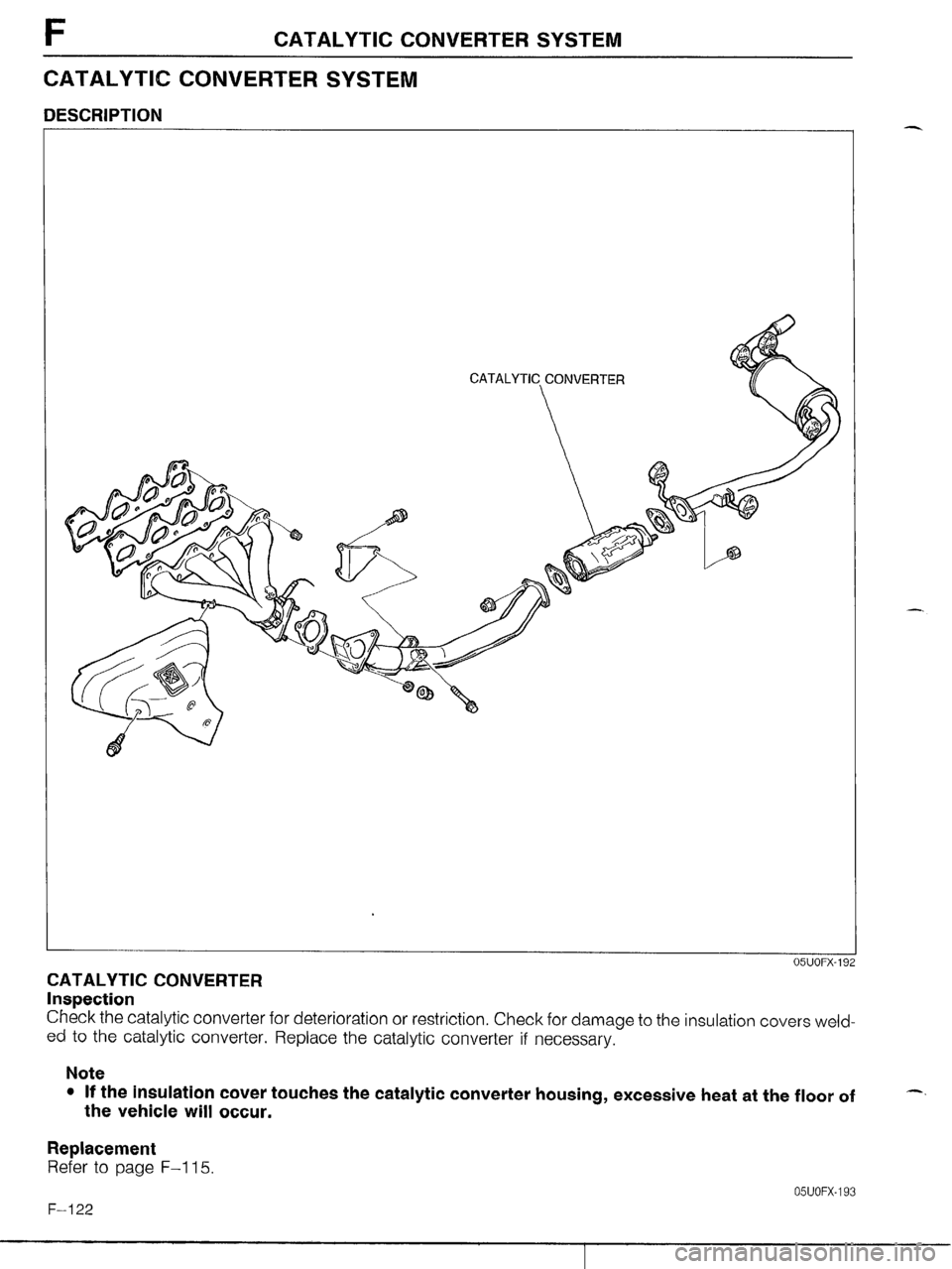 MAZDA MX-5 1990 Workshop Manual MAZDA MX-5 1990 Workshop Manual