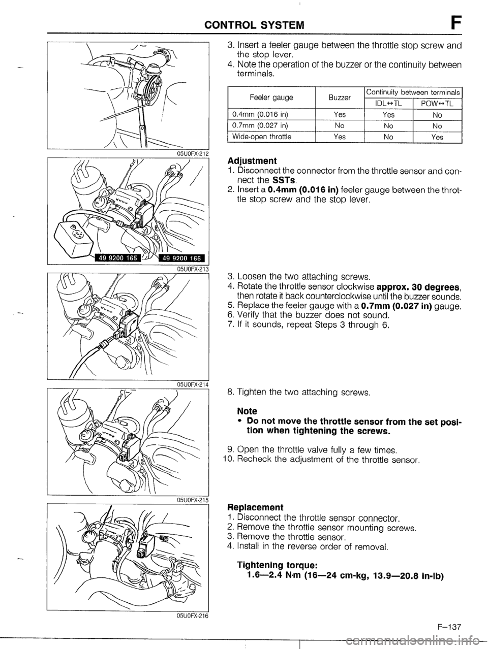 MAZDA MX-5 1990 Workshop Manual MAZDA MX-5 1990 Workshop Manual