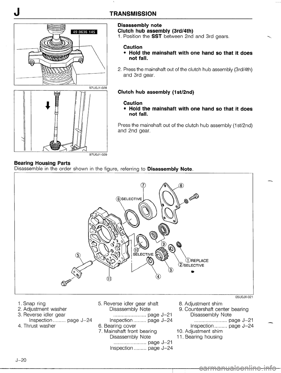 MAZDA MX-5 1990  Workshop Manual 